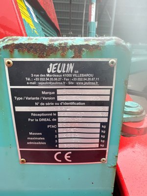 Autochargeuse Jeulin PALES 500