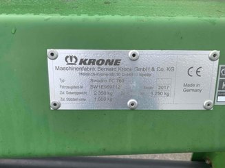 Andaineur Krone SWADRO TC 760 - 6