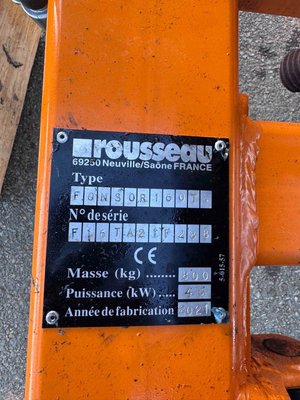 Broyeur à axe horizontal Rousseau FONSOR 160T