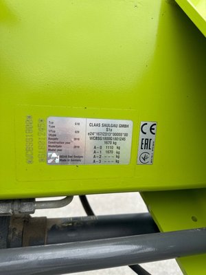 Andaineur Claas Liner 1800 twin
