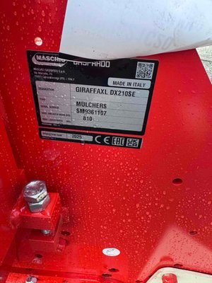 Broyeur d'accotement MASCHIO GASPARDO GIRAFFA XL DX210SE