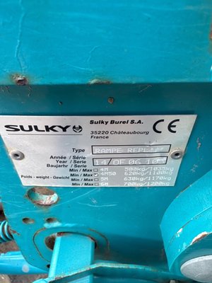 Unknown range 838 Sulky UNIDISC